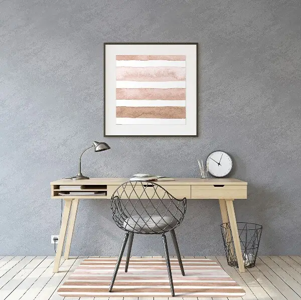 Podloga za pisalni stol Brown stripes