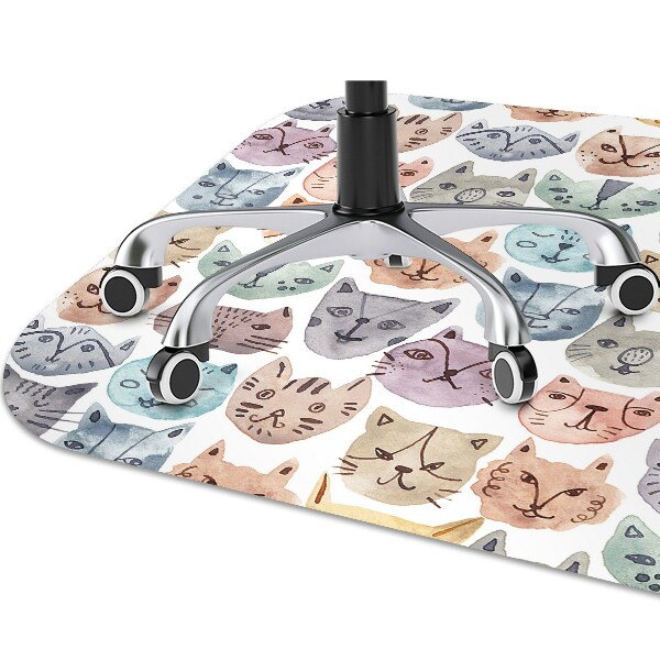 Podloga za pisalni stol Watercolor cats