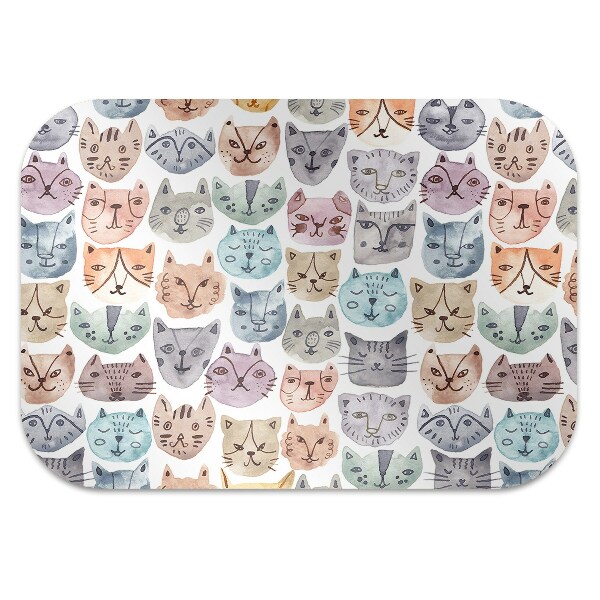Podloga za pisalni stol Watercolor cats