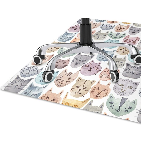 Podloga za pisalni stol Watercolor cats