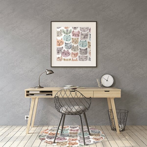 Podloga za pisalni stol Watercolor cats