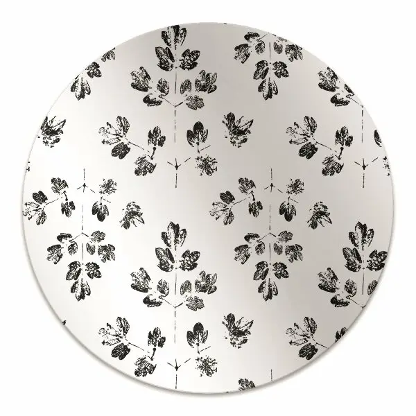 Podloga za zaščito tal Black and white pattern