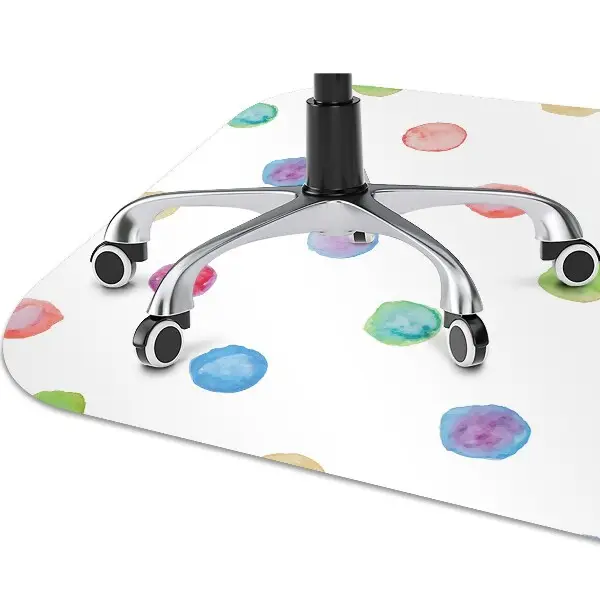 Podloga za pisarniški stol Colored dots