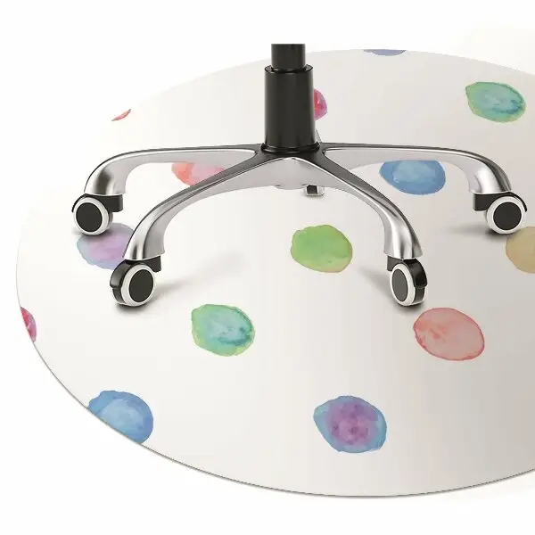 Podloga za pisarniški stol Colored dots