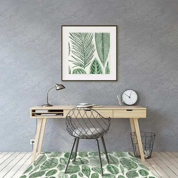 Podloga za pisarniški stol Palm leaves