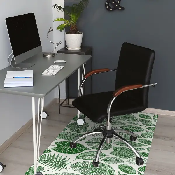 Podloga za pisarniški stol Palm leaves