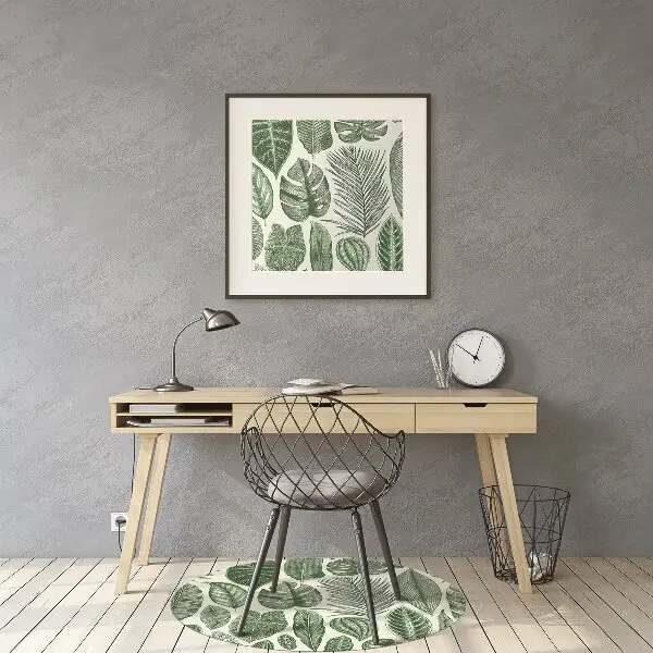 Podloga za pisarniški stol Palm leaves
