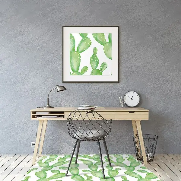 Podloga za pisarniški stol Pastel cacti