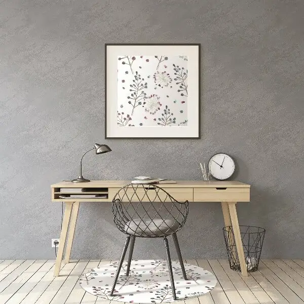 Podloga za zaščito tal Floral motif