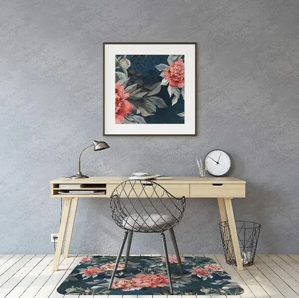 Podloga za stol Red peonies