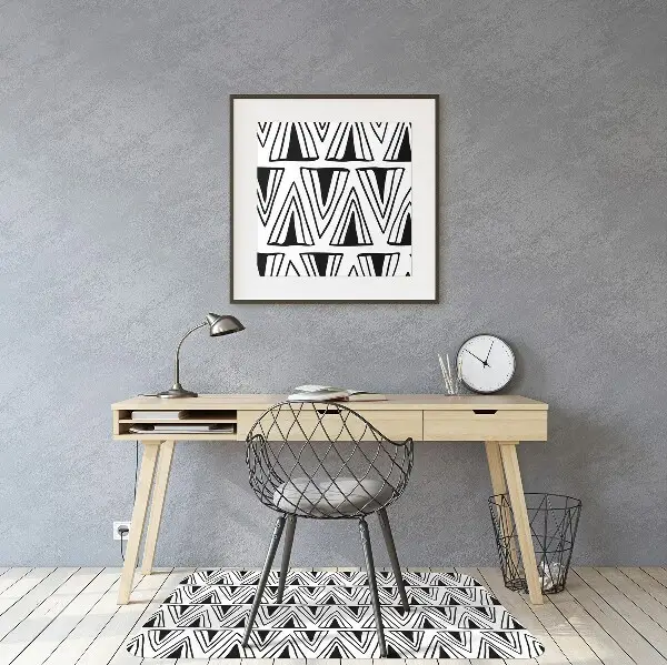Podloga za zaščito tal Triangles pattern boho