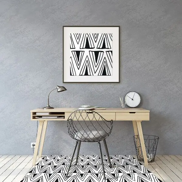 Podloga za zaščito tal Triangles pattern boho