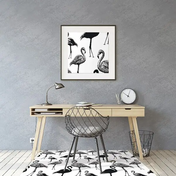 Podloga za stol Retro style of flamingo