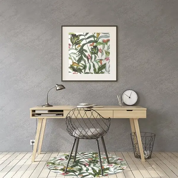 Podloga za pisarniški stol Tropical flora