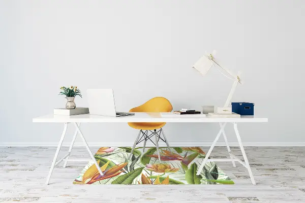 Podloga za pisarniški stol Tropical plants