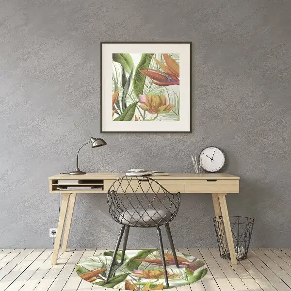Podloga za pisarniški stol Tropical plants