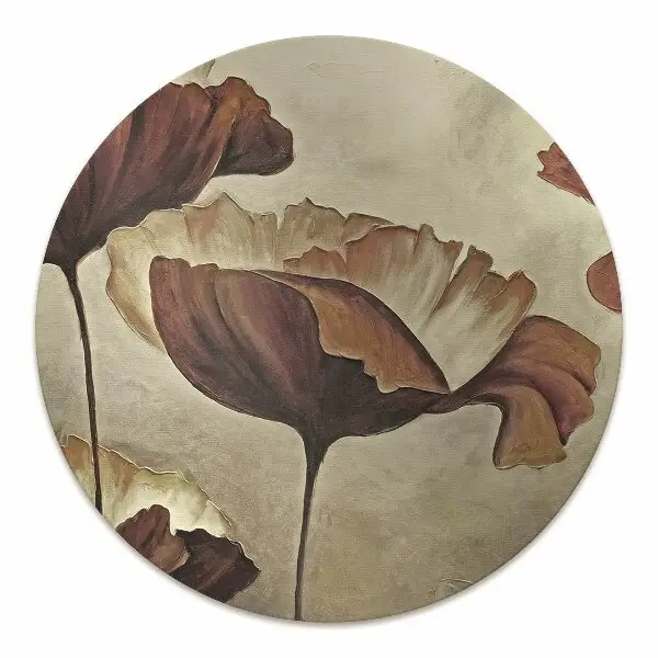 Podloga za pisarniški stol Painting large poppies