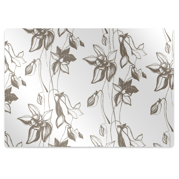 Podloga za pisalni stol Flower drawing