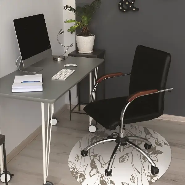 Podloga za pisalni stol Flower drawing