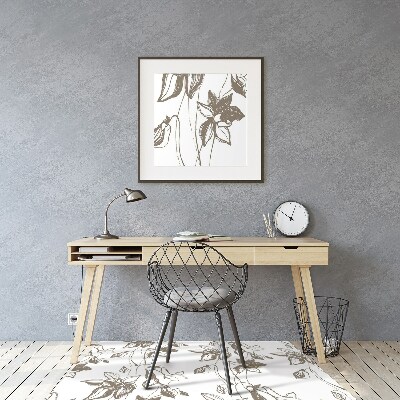 Podloga za pisalni stol Flower drawing
