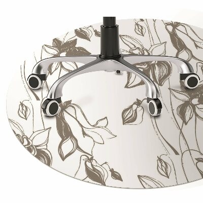 Podloga za pisalni stol Flower drawing
