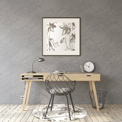 Podloga za pisalni stol Flower drawing