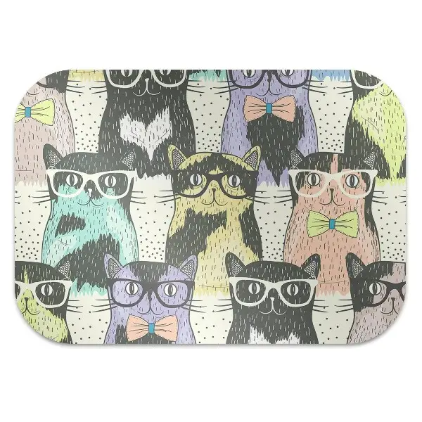 Podloga za stol Cats with glasses
