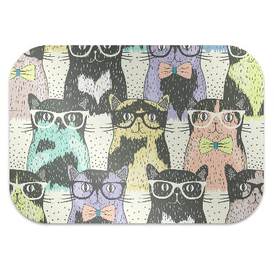 Podloga za stol Cats with glasses
