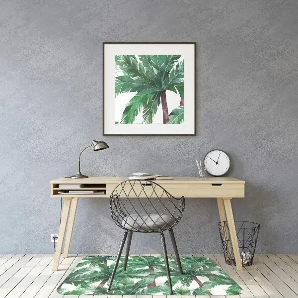 Podloga za pisarniški stol Tropical palm trees