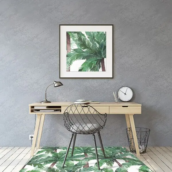 Podloga za pisarniški stol Tropical palm trees