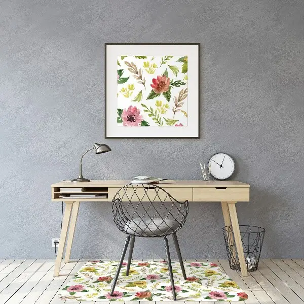 Podloga za stol Watercolor flowers