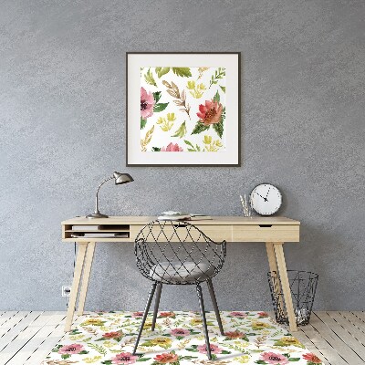 Podloga za stol Watercolor flowers