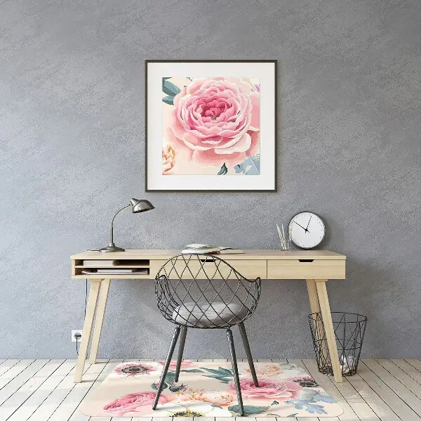 Podloga za stol Pastel flowers