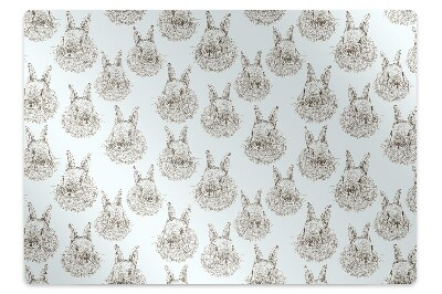 Podloga za stol Sketched rabbits