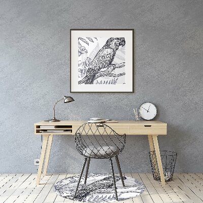 Podloga za stol Sketched parrot