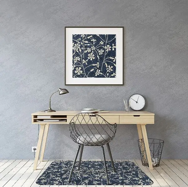 Podloga za pisalni stol Floral pattern