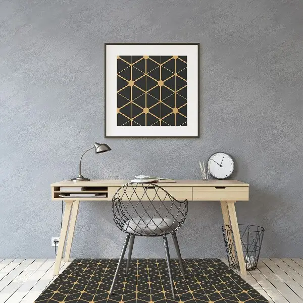Podloga za pisalni stol Hexagons