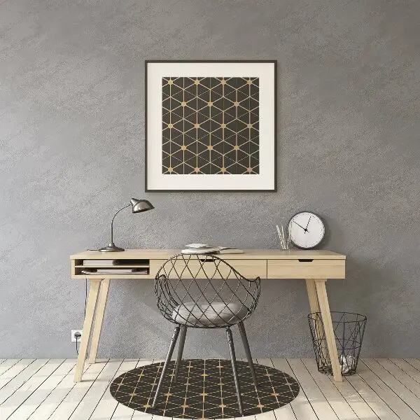 Podloga za pisalni stol Hexagons