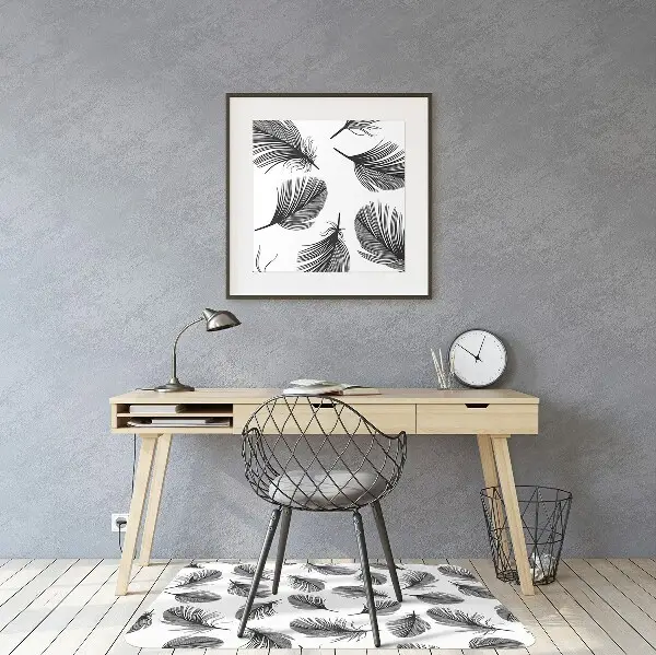 Podloga za stol Drawn feathers
