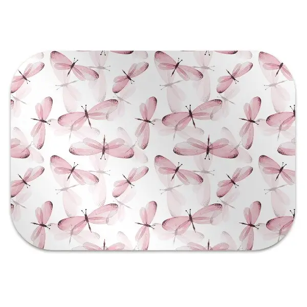 Podloga za pisalni stol Pink dragonflies
