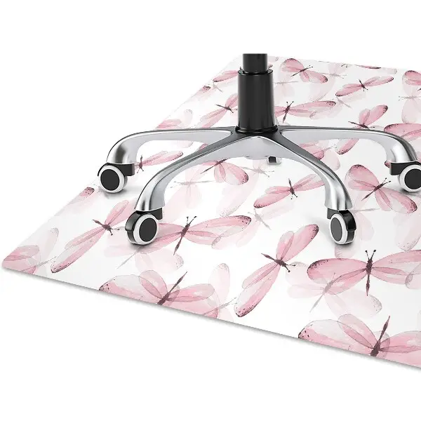 Podloga za pisalni stol Pink dragonflies
