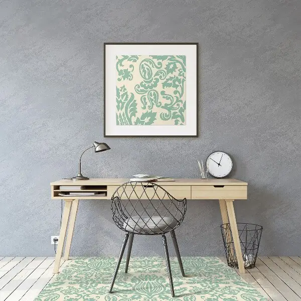 Podloga za zaščito tal Green damask