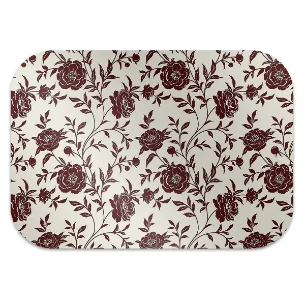 Podloga za zaščito tal Burgundy flowers