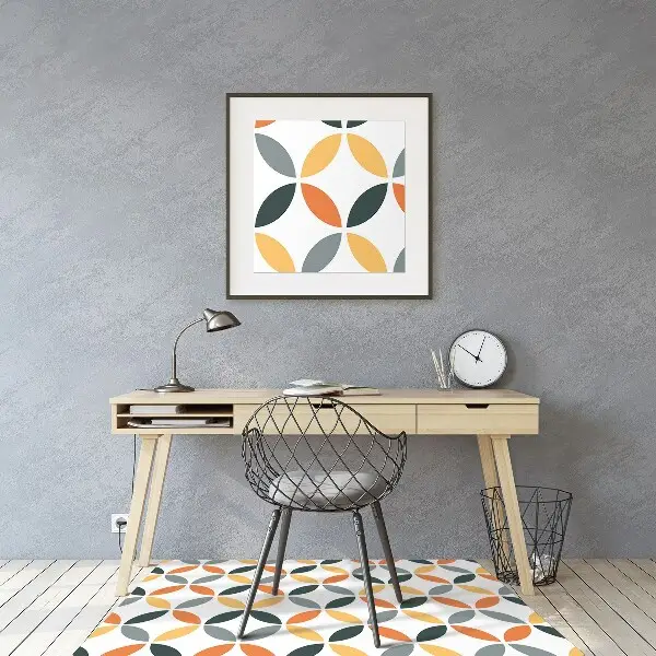 Podloga za stol Geometric wheels
