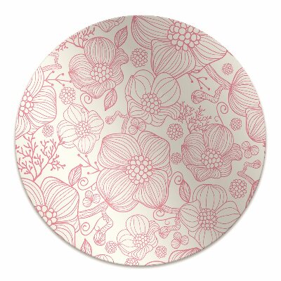 Podloga za zaščito tal Contour flowers