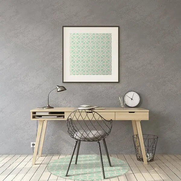 Podloga za stol White and blue pattern