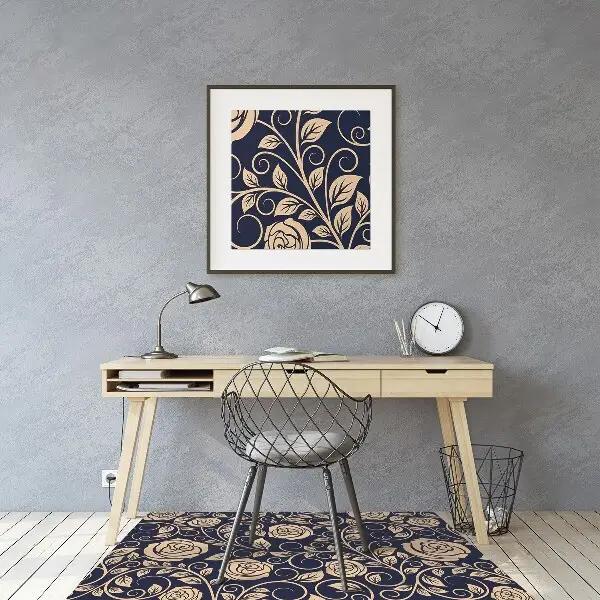 Podloga za stol Vintage golden roses