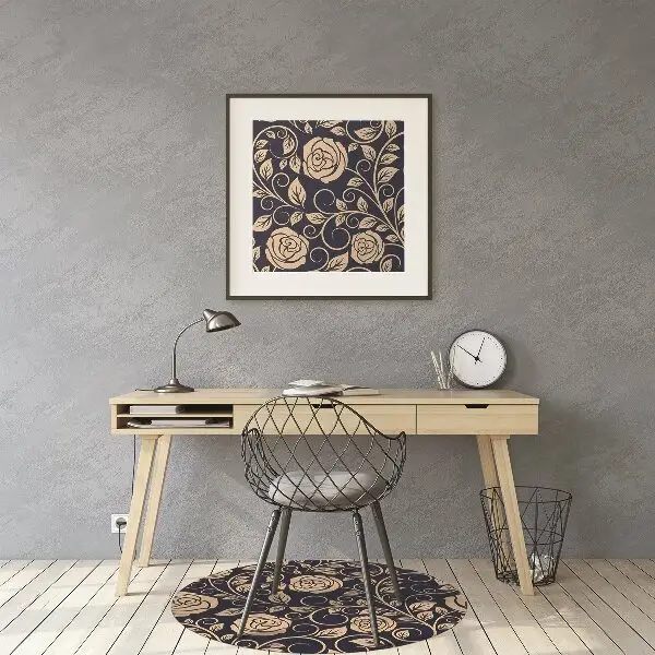 Podloga za stol Vintage golden roses