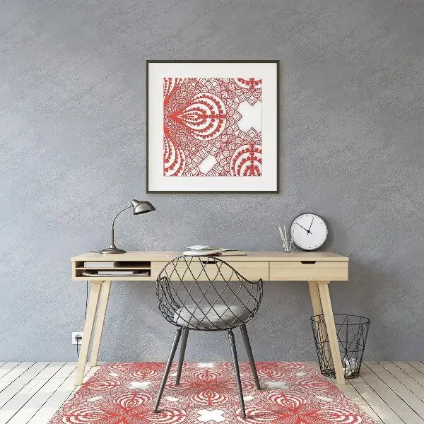 Podloga za pisalni stol Red lace