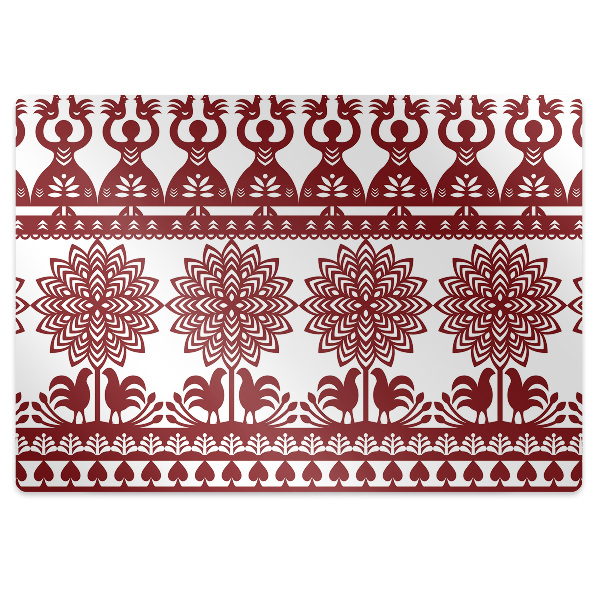 Podloga za pisalni stol Kurpie cutouts